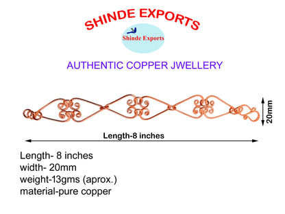 SHINDE EXPORTS original stylish pure copper bracelet for women