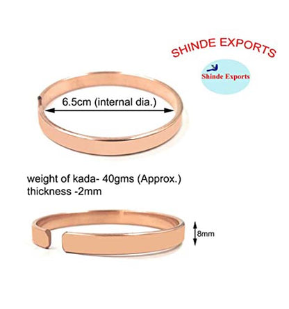 SHINDE EXPORTS pure copper kada bracelets for men and women