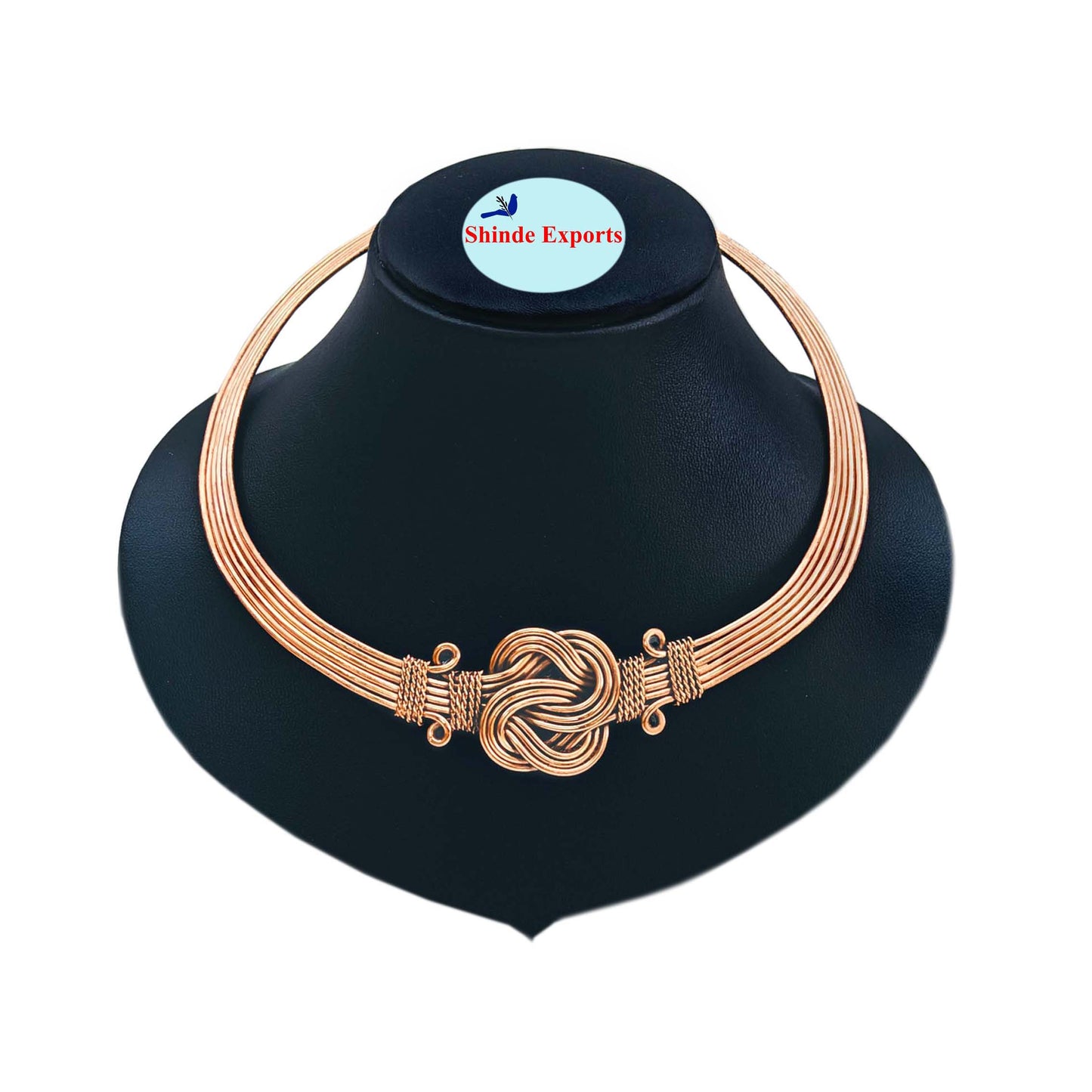 SHINDE EXPORTS pure copper Hasli necklace jewellery choker for women/girls