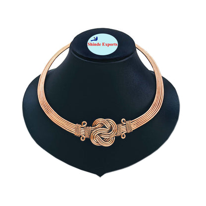 SHINDE EXPORTS pure copper Hasli necklace jewellery choker for women/girls