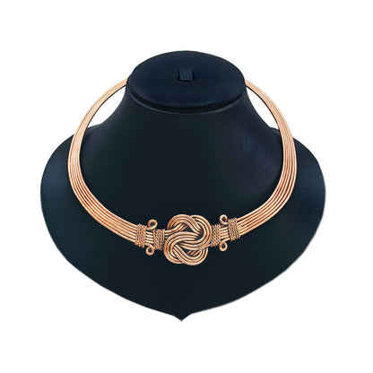 SHINDE EXPORTS pure copper Hasli necklace jewellery choker for women/girls