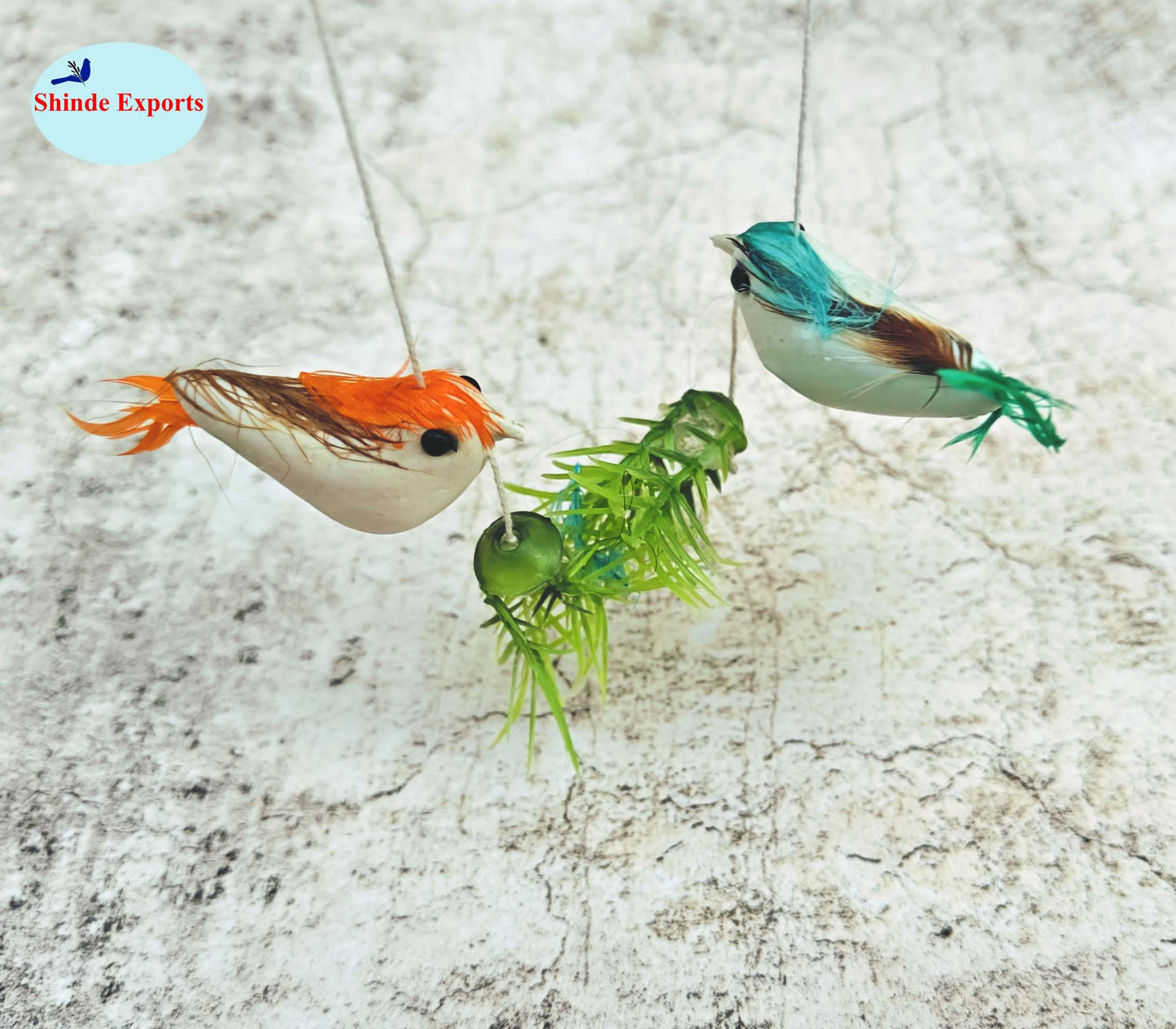 SHINDE EXPORTS Decorative Artificial Birds Nest Hanging Made of Natural Grass/Jute Best for Balcony Home Decor and Gifting