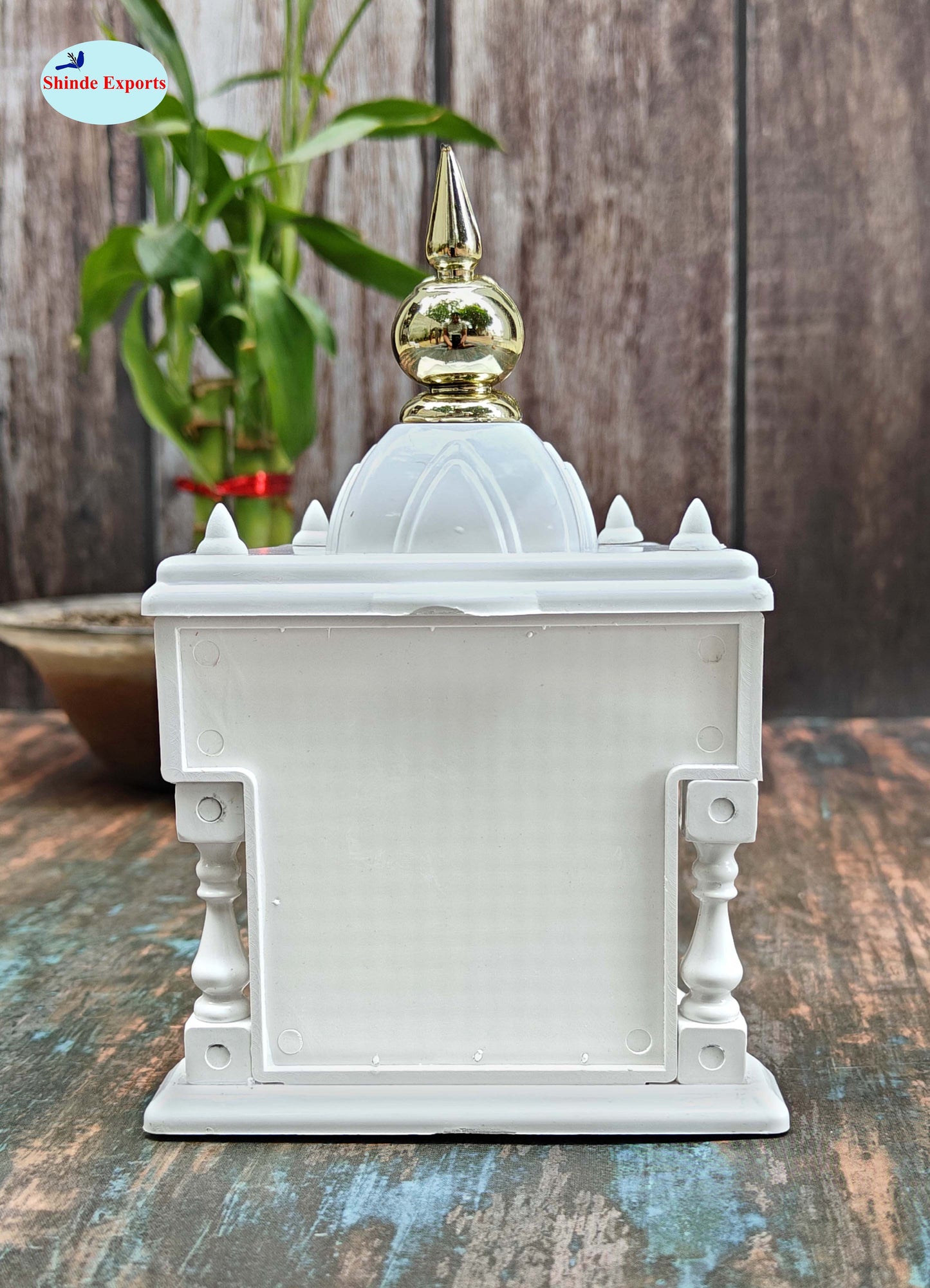 SHINDE EXPORTS Temple for car Dashboard Stand 6 inches