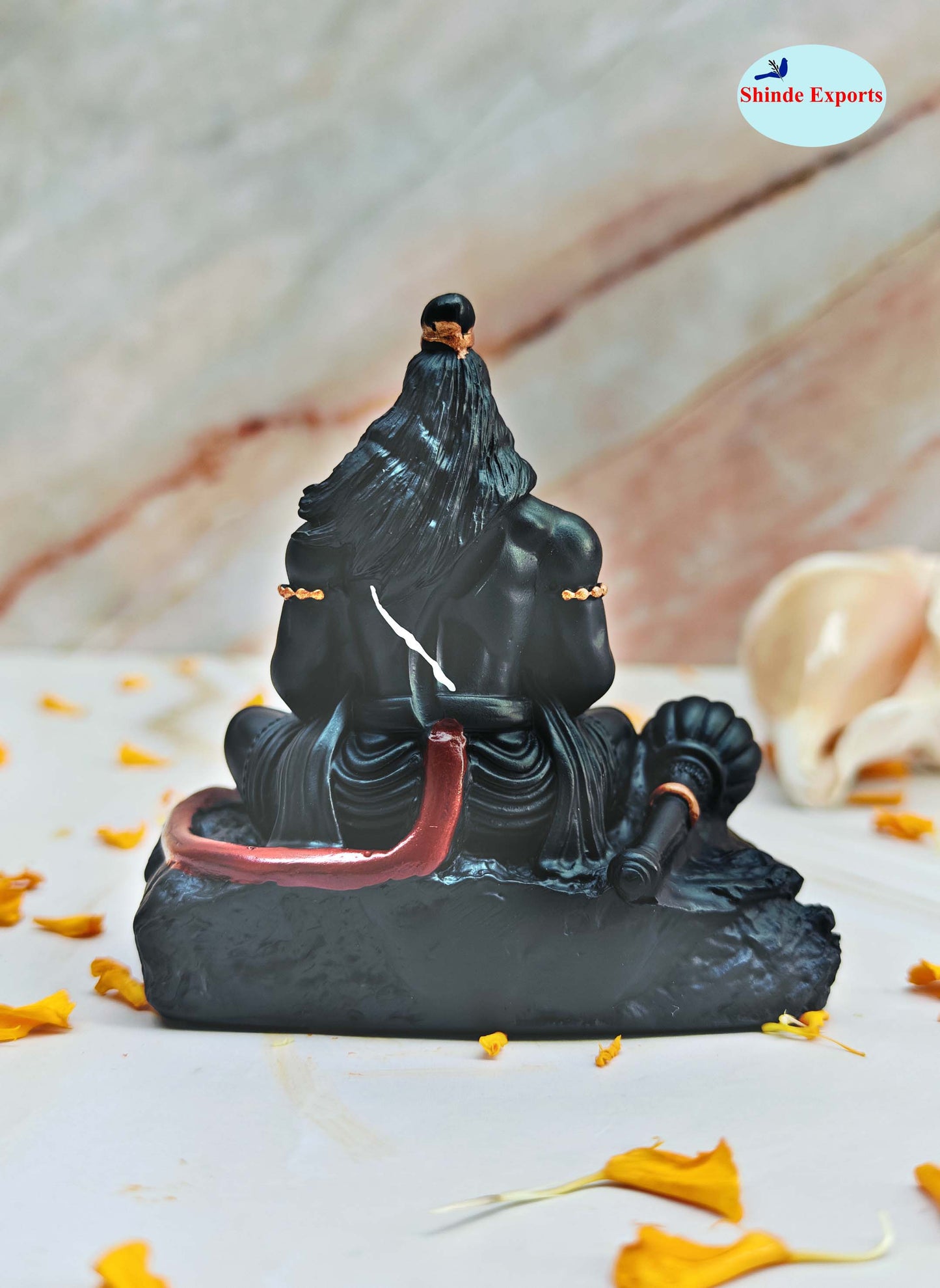 SHINDE EXPORTS Small Size Marble Hanuman Idol murti for car Dashboard Home puja
