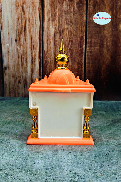SHINDE EXPORTS Ganesha and Adiyogi Temple for car Dashboard Stand 6 inches