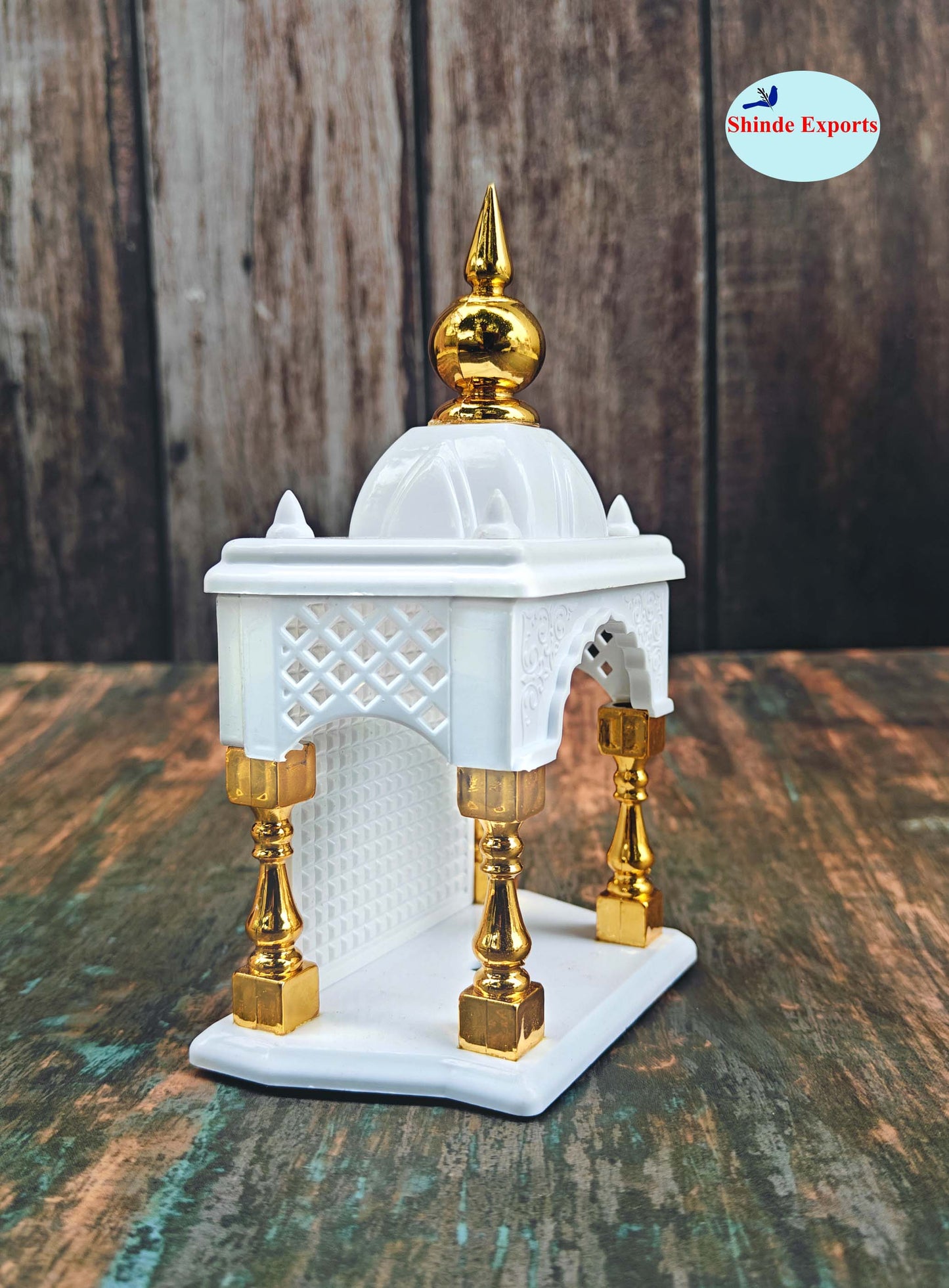 SHINDE EXPORTS Temple for car Dashboard Stand 6 inches