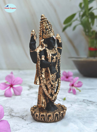 SHINDE EXPORTS Govinda Idol for car Dashboard/Balaji murti for car/tirupati Balaji murti/Balaji Statue for Pooja Room