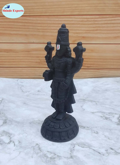 SHINDE EXPORTS Govinda Idol for car Dashboard/Balaji murti for car/tirupati Balaji murti/Balaji Statue for Pooja Room