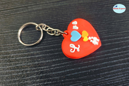 SHINDE EXPORTS love key chains for couples girls car bike women keychain pack of 6