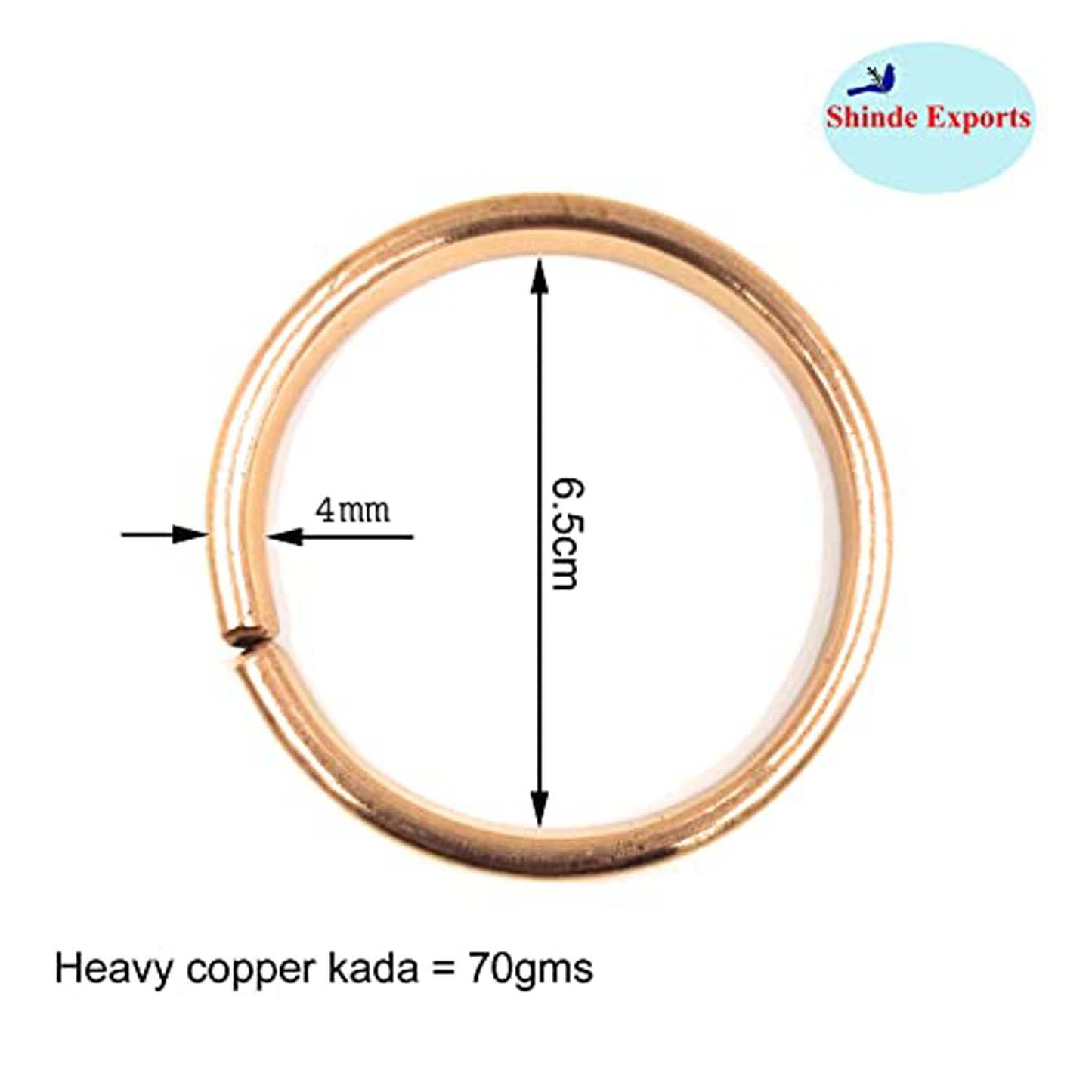 SHINDE EXPORTS pure copper kada bracelets for men and women