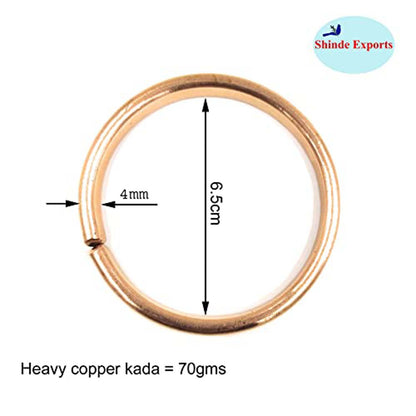 SHINDE EXPORTS pure copper kada bracelets for men and women