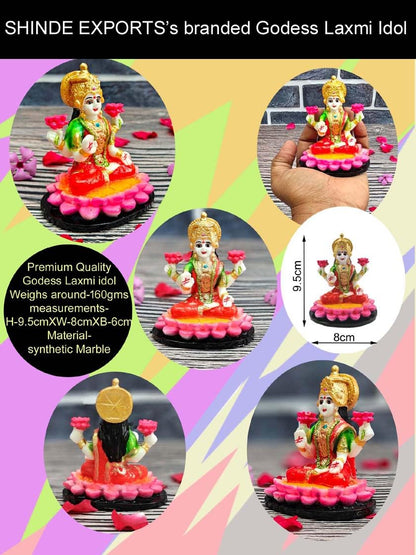 SHINDE EXPORTS Goddess laxmi Devi Marble murti Lakshmi Statue Idol for Home Pooja