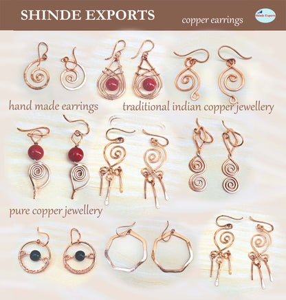 SHINDE EXPORTS copper earrings for women stylish traditional jhumka earring girls
