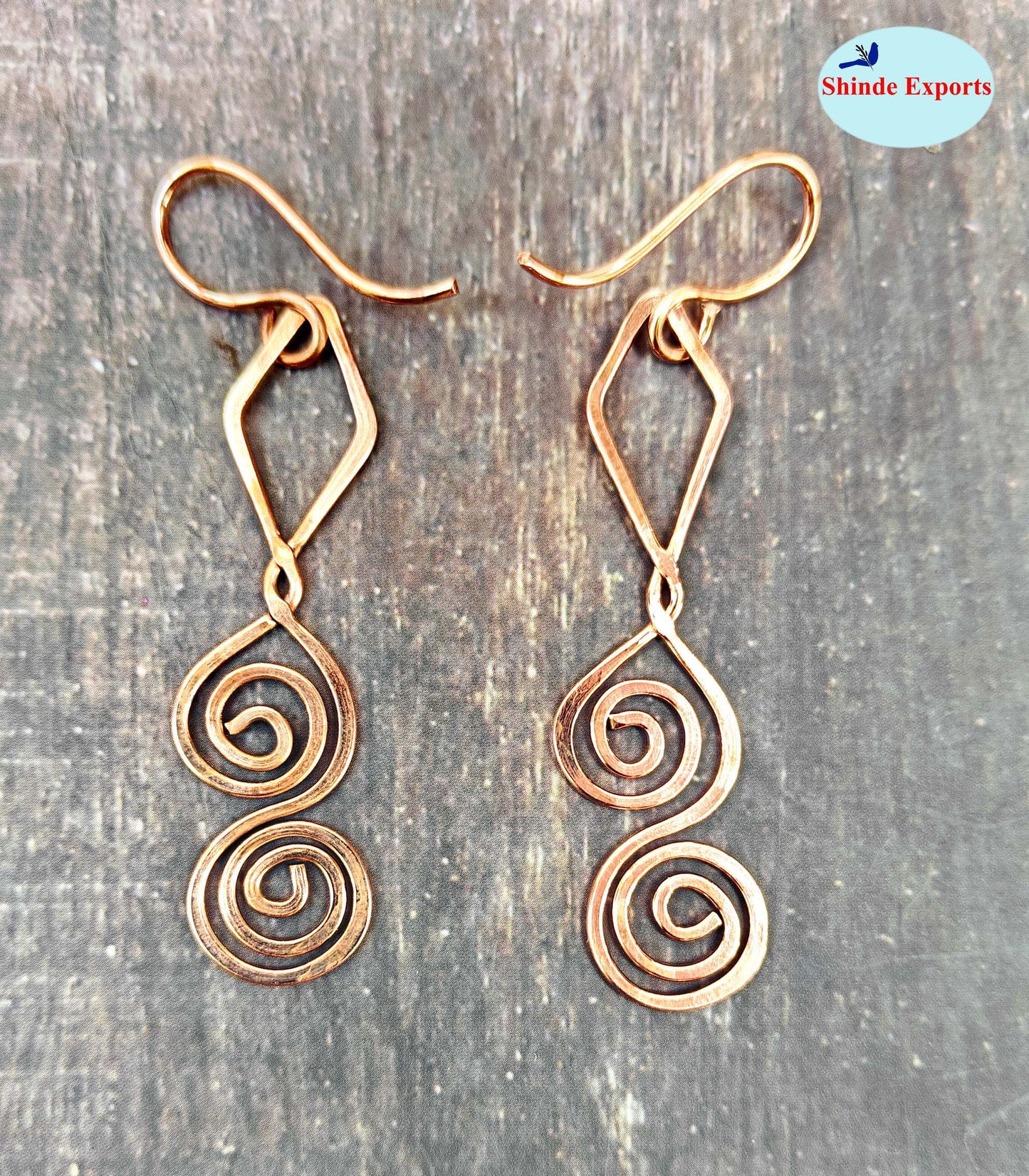 SHINDE EXPORTS copper earrings for women stylish traditional jhumka earring girls