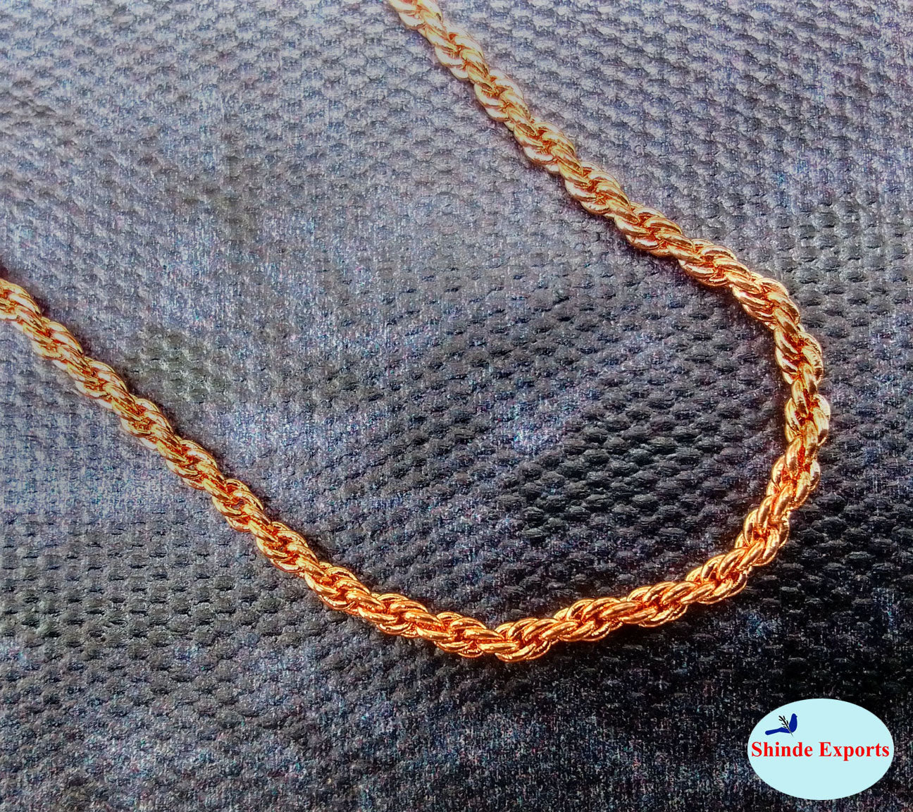 SHINDE EXPORTS pure copper necklace hasli neck chain for women (Design 6)