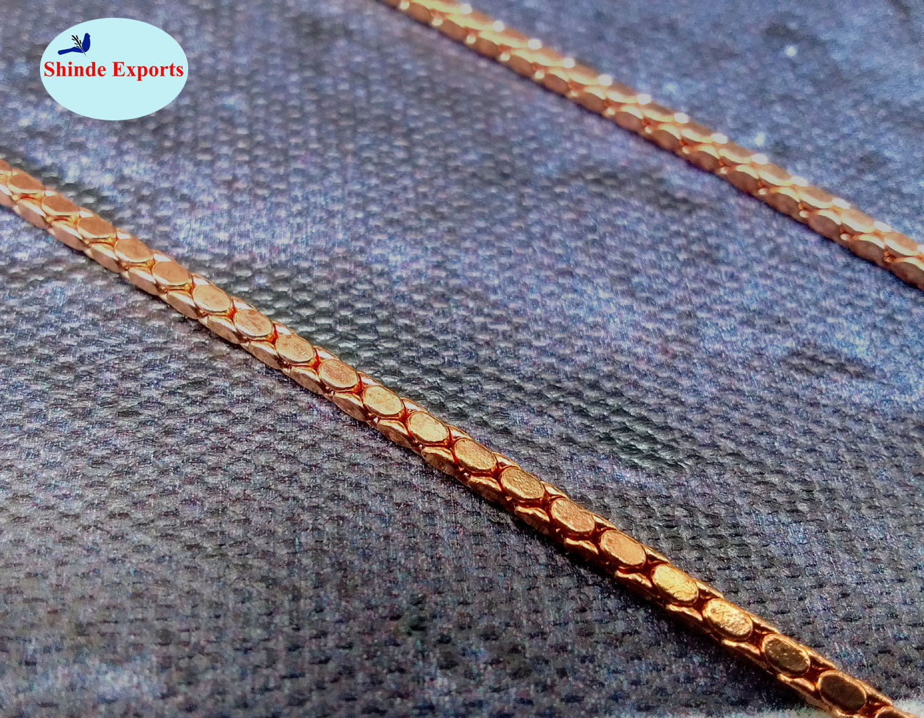 SHINDE EXPORTS pure copper necklace hasli neck chain for women (Design 6)